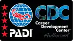 PADI 5 star Career Development Center Logo